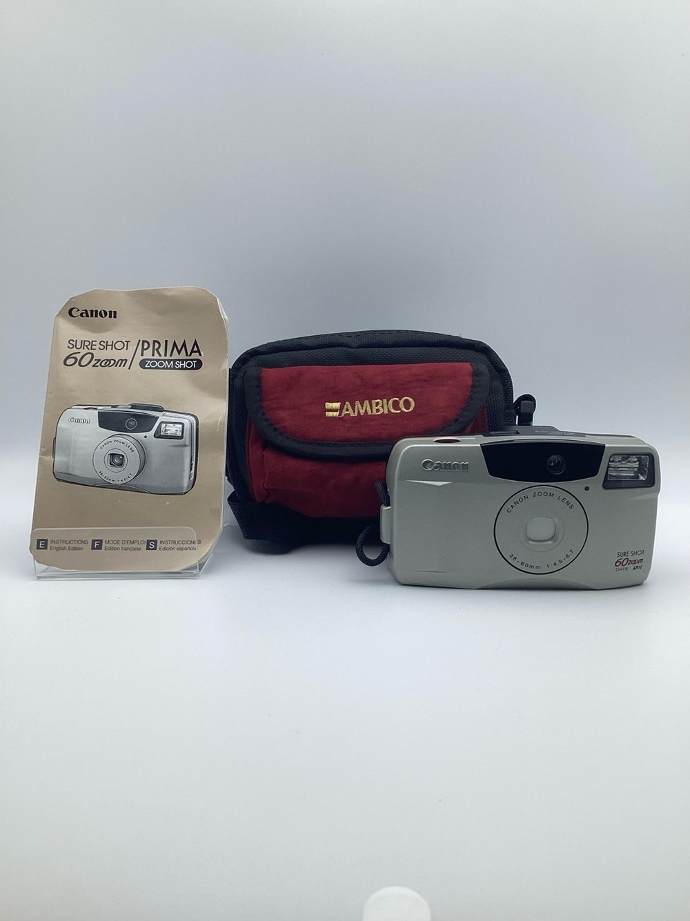 Canon Sure Shot 60 Zoom SAF 35mm Point & Shoot Film Camera